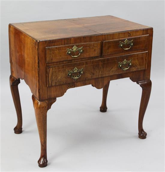 An early 18th century lowboy, W.2ft 5in. D.1ft 7in. H.2ft 4in.